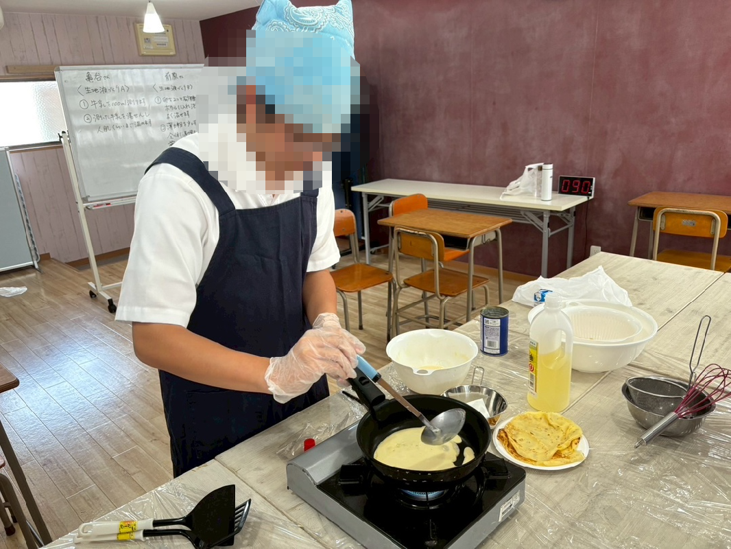 クレープ作り♪